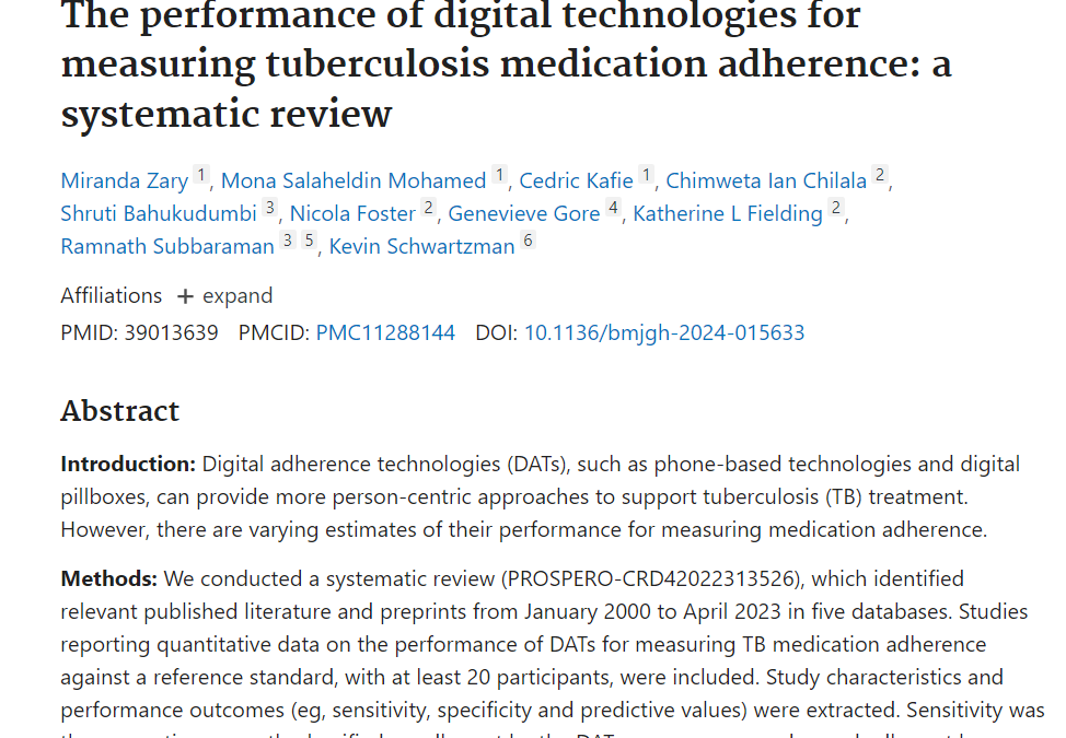 Research on Digital Adherence Technologies